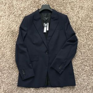 One Button Jacket Blazer woman’s size 8 Navy Banana Republic